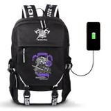 Fate Stay Night Saber Anime USB Port Backpack