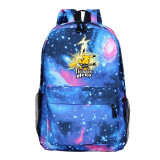Pokemon hot selling casual solid color material Oxford men's backpack