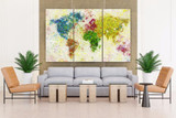 Paint Splash World Map