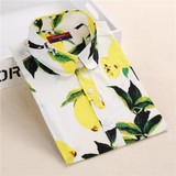 Dioufond Summer Floral Blouse Shirt Women Long Sleeve Tops Cotton Shirts White Navy Blouses Small Flower Blusas Femininas
