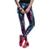 NADANBAO  Fashion Women leggings  3D Printed color legins Ray fluorescence leggins pant legging for Woman