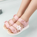 Summer Style Children Sandals Girls Princess Beautiful Flower Shoes Kids Flat Sandals Baby Girls Roman Shoes Summer Style Children Sandals Girls Princess Beautiful Flower Shoes Kids Flat Sandals Baby Girls Roman Shoes