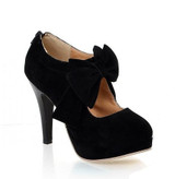 size big 34-43 new  Fashion Platform High Heels Women Pumps Spring Summer Autumn Bowtie Women Shoes Woman No.A