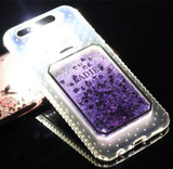 Luxury Bling Stars Dynamic Liquid Quicksand Clear Phone Case For iPhone