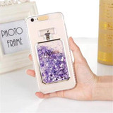 Luxury Bling Stars Dynamic Liquid Quicksand Clear Phone Case For iPhone