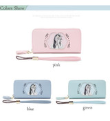 Fashion Cartoon Cute Sweet Clutch Leather Wallet