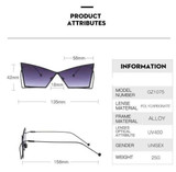 New Vintage Butterfly Women Trendy Cat Eye Sunglasses