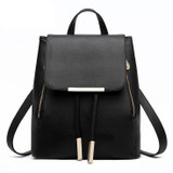 Women Backpack  PU Leather Mochila Escolar School Bags For Teenagers Girls Top-handle Backpacks Herald Fashion