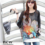 Tops New Summer Style 2017 4XL 5XL 6XL Plus Size Women Chiffon Blouse Shirt European Style Casual Blouses Blusas For Big Women