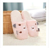 Pig Cute Cotton Fabric Home Slippers Winter  Indoor Slippers Unisex  Men And Women Slippers House Shoes Lovely Plush Warm Shoes