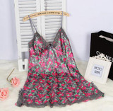 Ladies Sexy Silk Satin Night Dress Sleeveless Nighties V-neck Nightgown Plus Size Nightdress Lace Sleepwear Nightwear For Women