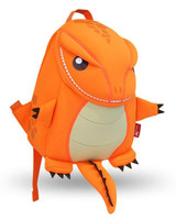 NOHOO Orange Green Dragon Kids Baby Cartoon Waterproof School Bags 3D Animals Backpack For Girls Boys School Bags For Teenager