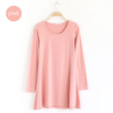 New Fashion Clothes Women Dress 100% Cotton Autumn Winter Dress Female Long Sleeve Dress O-Neck Woolen Dresses