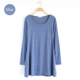 New Fashion Clothes Women Dress 100% Cotton Autumn Winter Dress Female Long Sleeve Dress O-Neck Woolen Dresses