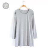 New Fashion Clothes Women Dress 100% Cotton Autumn Winter Dress Female Long Sleeve Dress O-Neck Woolen Dresses