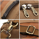 Outdoor Travel Men Hiking Camping Canvas Backpack
