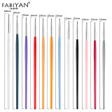 7 Size Nail Art Brush Flat Acrylic Drawing Pen UV Gel Polish French Design Painting Extension Builder Coating Tools Set Manicure