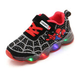 Boys Sneaker Girls Spiderman Kids Led Shoes With Lights Sneaker 2020 Spring Autumn Shoes Children Toddler Baby Girl Shoes
