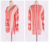Wool knitted openwork beach sunscreen shirt Wool knitted openwork beach sunscreen shirt