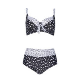 Retro Polka Dot Bikini Sexy Plus Size Split Conservative Thin Swimsuit