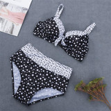 Retro Polka Dot Bikini Sexy Plus Size Split Conservative Thin Swimsuit