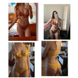 Solid Color Sexy Split Bikini-2