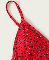 Watermelon Print Bikini Split Swimsuit