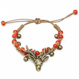 Deer Woman Sweet Woman Handmade Bracelet Ethnic Fashion Retro Ceramic Jewelry