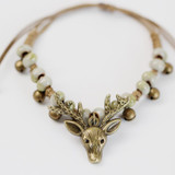 Deer Woman Sweet Woman Handmade Bracelet Ethnic Fashion Retro Ceramic Jewelry