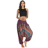 Bohemian Ethnic Style Printed Casual Pants Loose Pants