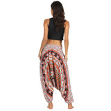 Bohemian Ethnic Style Printed Casual Pants Loose Pants