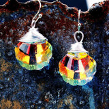 Shell Shape Bling Magic Eardrop Pendant Handmade Wire Earrings