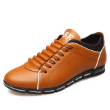 Men Shoes England Trend Leather Shoes