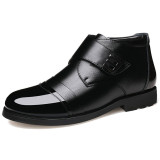 Chelsea Boots Genuine Leather Warm Men Shoes
