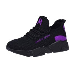 SIKETU 2019 fashion casual Flat with purple women sneakers Purple sport shoes woman walking
