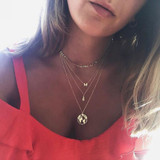 Initial Letter Pendant Necklaces