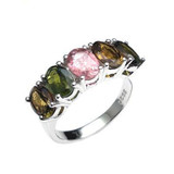 Tourmaline Rings and Earrings Set