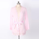 Sexy Lace Lingerie Lace-up Plus Size Nightwear