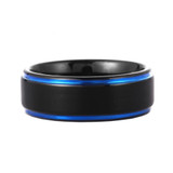 Men's Charm Wedding Band Tungsten Carbide Ring
