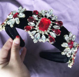 European Vintage Baroque Full Colorful Crystal Rhinestone Hairbands European Vintage Baroque Full Colorful Crystal Rhinestone Hairbands