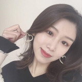 Long Crystal Tassel Earrings