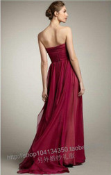 Sleeves Elegant Bridesmaid Wedding Formal Dress