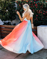 Bohemian V Neck Summer Beach Backless Spaghetti Strap Dress