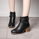Autumn and winter women shoes vintage Europe star fashion women high heels Ankle boots Snow short boots zipper plus size 34-43