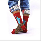 Fashion Art  Cotton Crew Socks  Painting Character Pattern for Women Men Harajuku Design Sox Calcetines Van Gogh