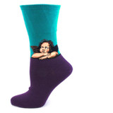 Fashion Art  Cotton Crew Socks  Painting Character Pattern for Women Men Harajuku Design Sox Calcetines Van Gogh
