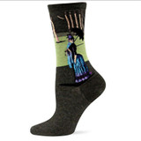 Fashion Art  Cotton Crew Socks  Painting Character Pattern for Women Men Harajuku Design Sox Calcetines Van Gogh