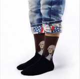 Fashion Art  Cotton Crew Socks  Painting Character Pattern for Women Men Harajuku Design Sox Calcetines Van Gogh