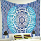 Indian Mandala Tapestry Wall Hanging Multifunctional Tapestry Boho Printed Bedspread Cover Yoga Mat Blanket Picnic cloth