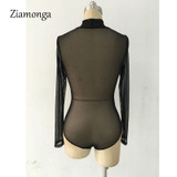 Nude Transparent Sexy Bodysuit Women Rompers Bodycon Jumpsuit Long Sleeve Mesh Bodysuit Sheer See Through Turtleneck Bodysuits Nude Transparent Sexy Bodysuit Women Rompers Bodycon Jumpsuit Long Sleeve Mesh Bodysuit Sheer See Through Turtleneck Bodysuits
